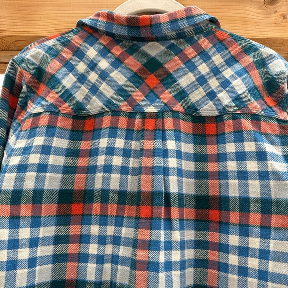 J. Crew Plaid Boyfriend Button Down Soft Flannel size 10 - Picture 7 of 15
